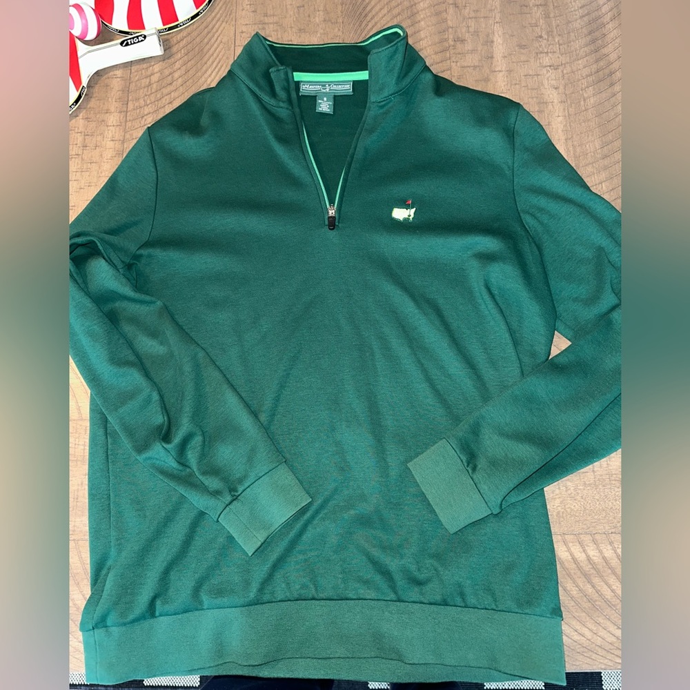 The Masters mens small quarter zip pullover tech fabric